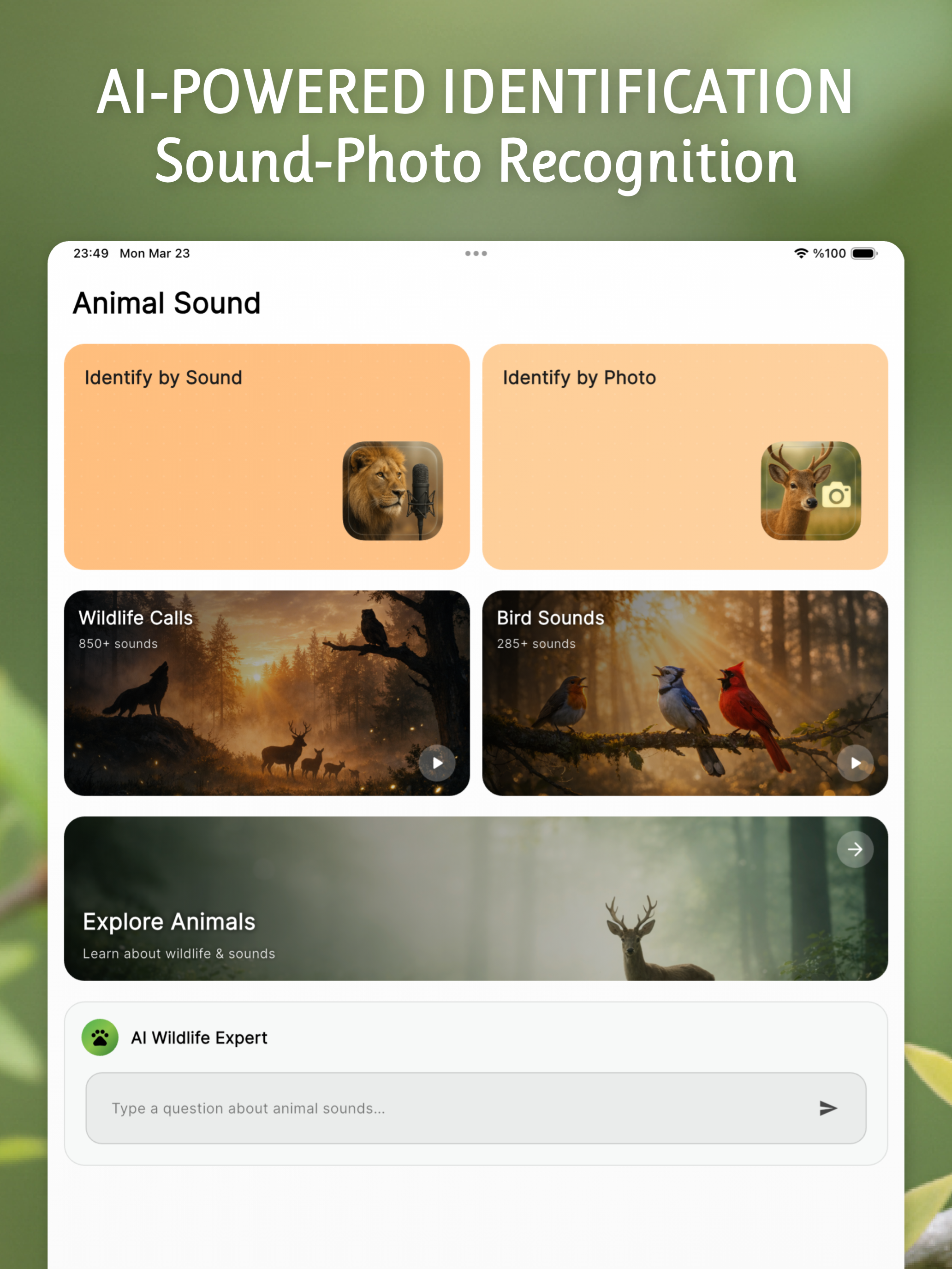 Animal Sound Identifier -AI