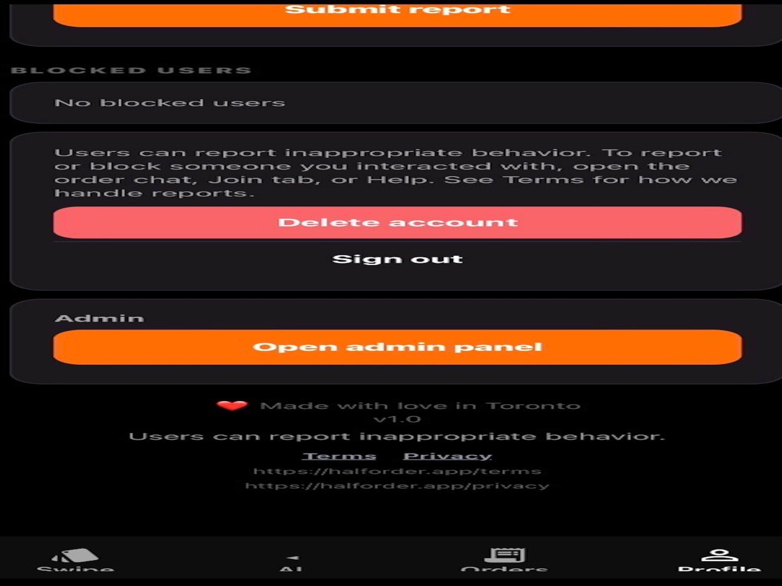 HalfOrder screenshot 19