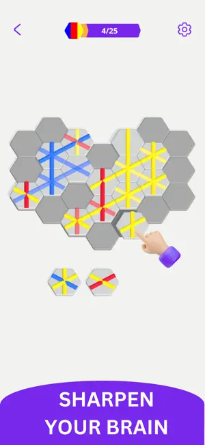 Hexa Line Master screenshot 2