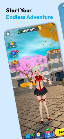 Sky Run: Endless RPG Runner Screenshot 1 of 8