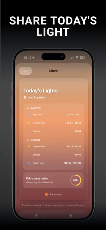 GoldenHour: Sun Tracker screenshot 9 of 9
