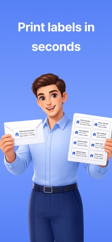 Label Printer Address Stickers iPhone screenshot