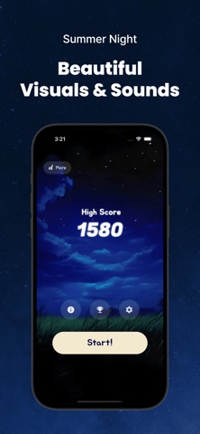 Fireflies – Calm Reflex Game iPhone screenshot