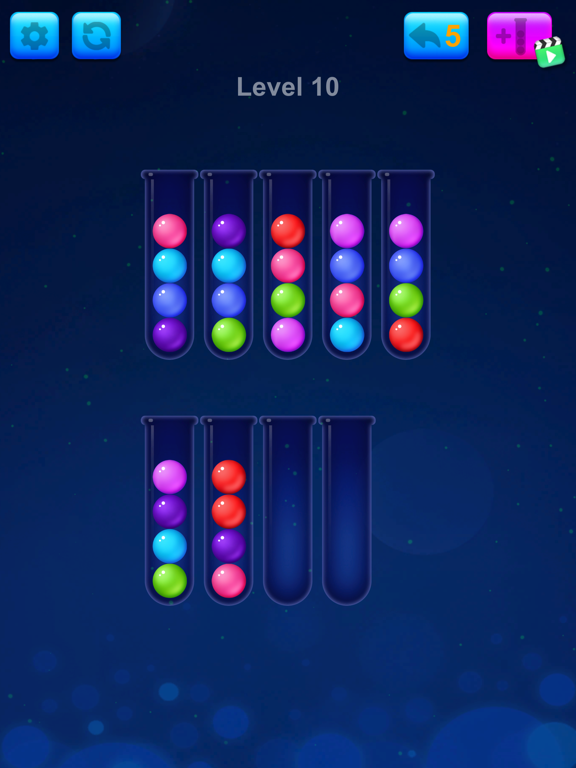 Screenshot #5 pour Ball Sort Color Puzzle Fun