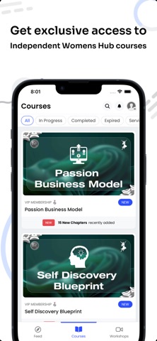 Independent Womens Hub screenshot