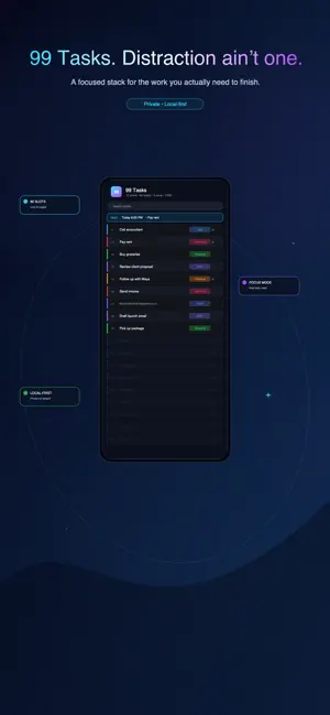 99 Tasks screenshot 1