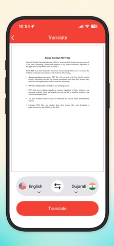 PDF-AI Document Translator screenshot
