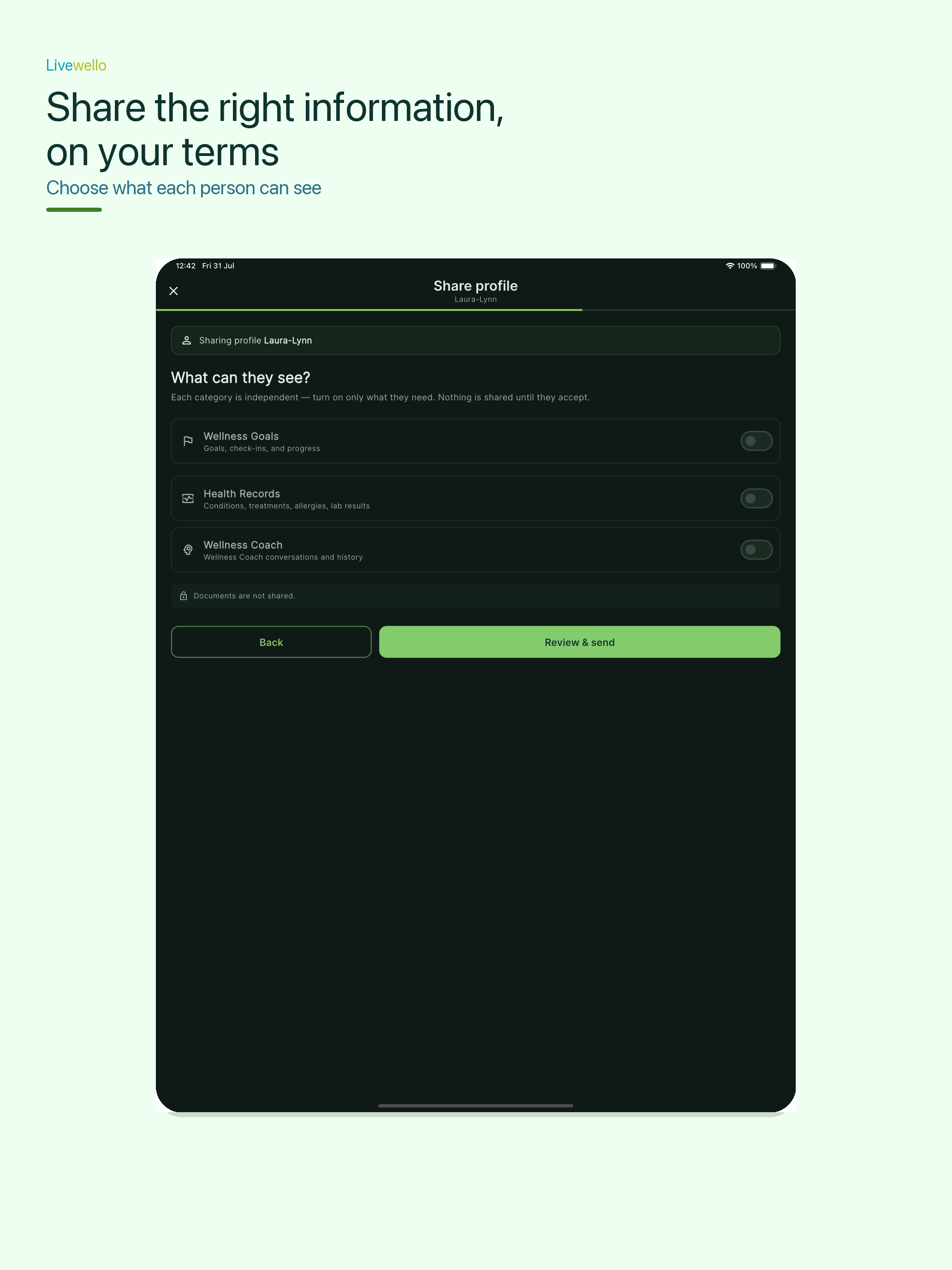 Livewello: Wellness Coach screenshot 10