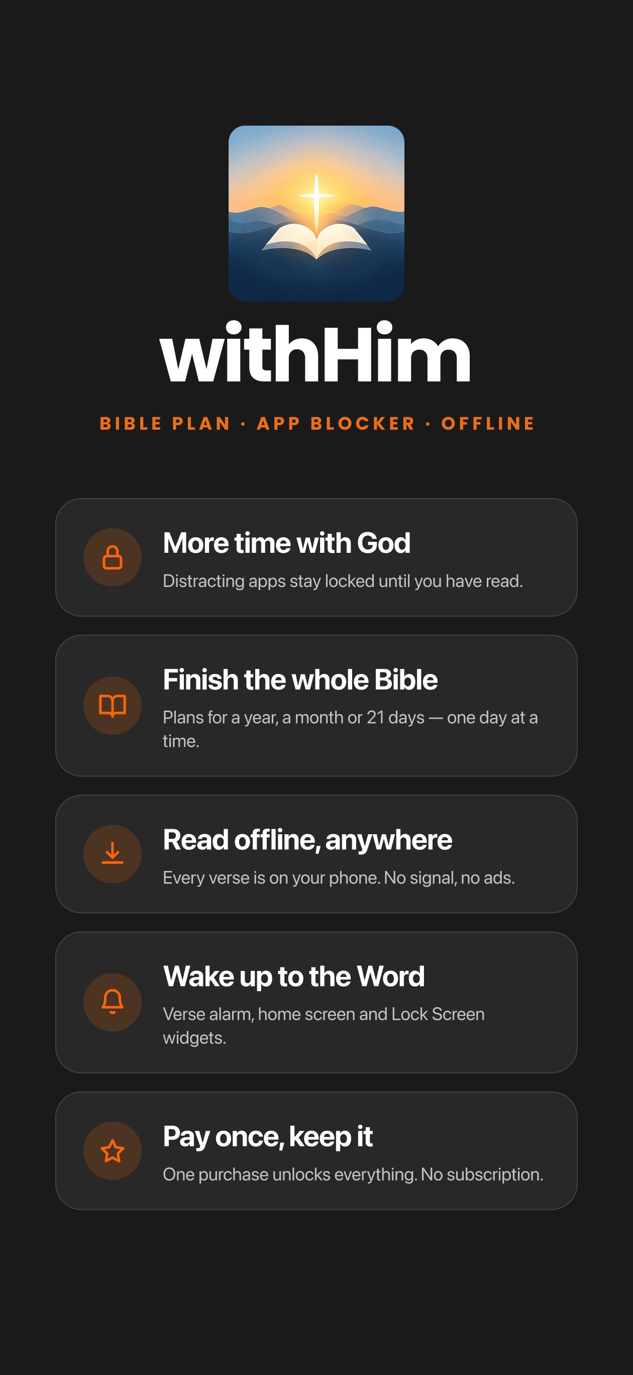 Screenshot 1 of Bible Plan: Christian Focus