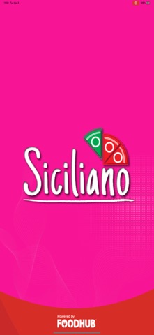Siciliano Pizza app screenshot