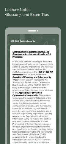 CMMC NIST Exam Prep: with AI screenshot