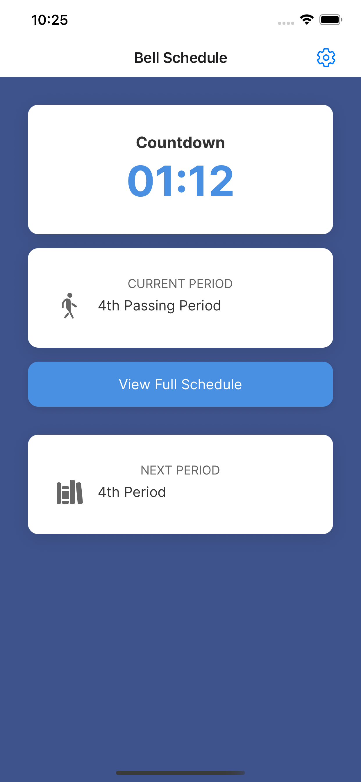Bell Schedule (For School)