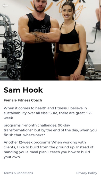 Sam Hook Coach Screenshot