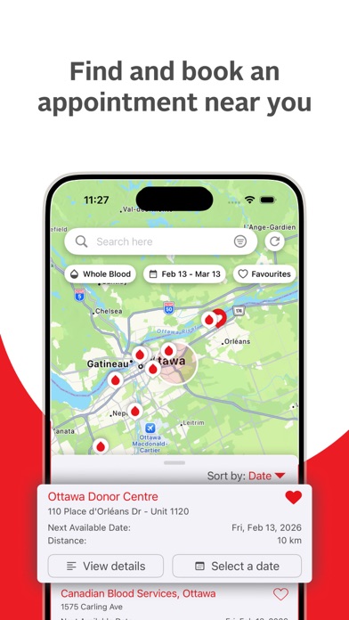 GiveBlood screenshot