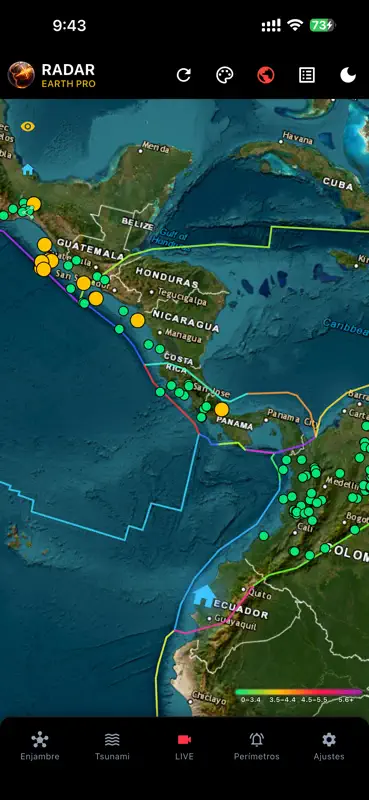 Radar Earth Terremoto screenshot 1 of 6