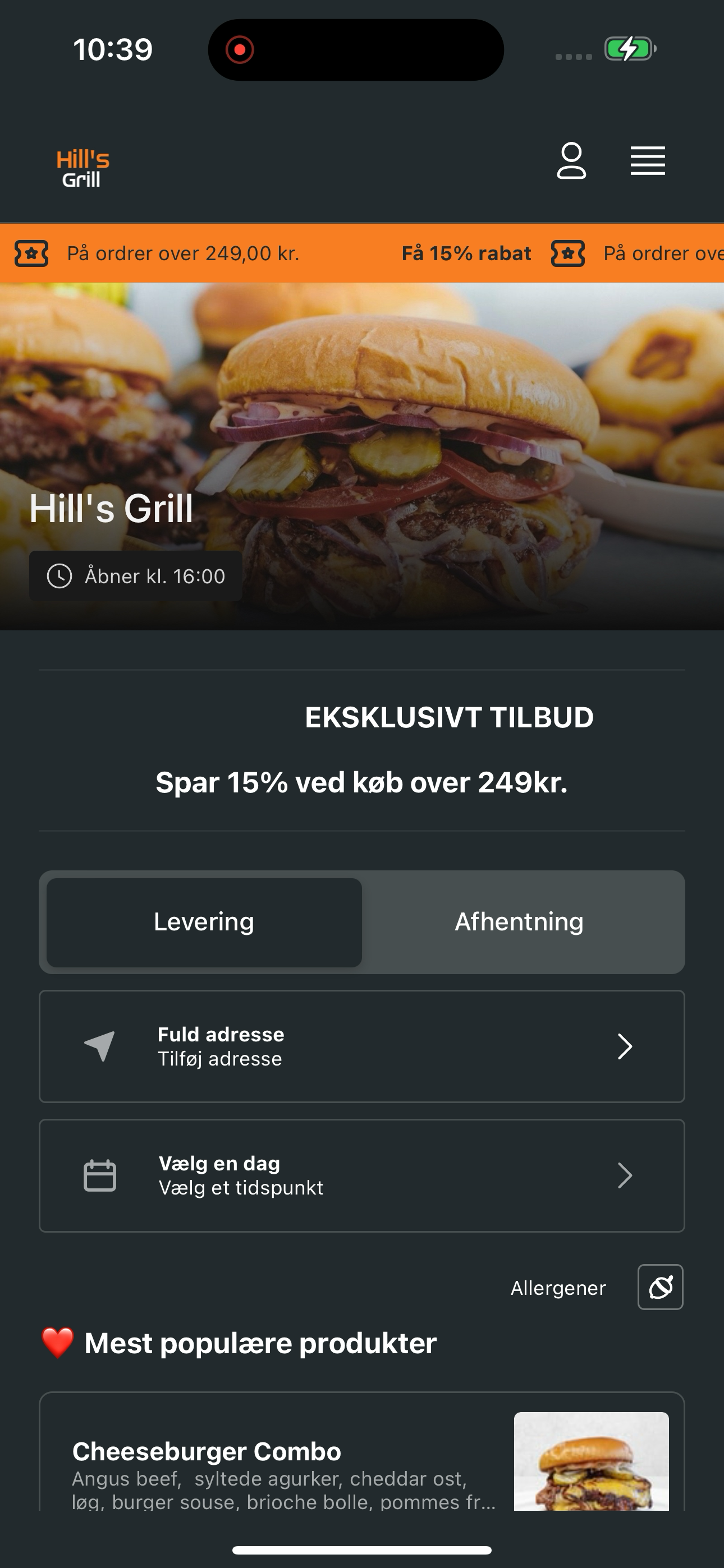 Hill's Grill