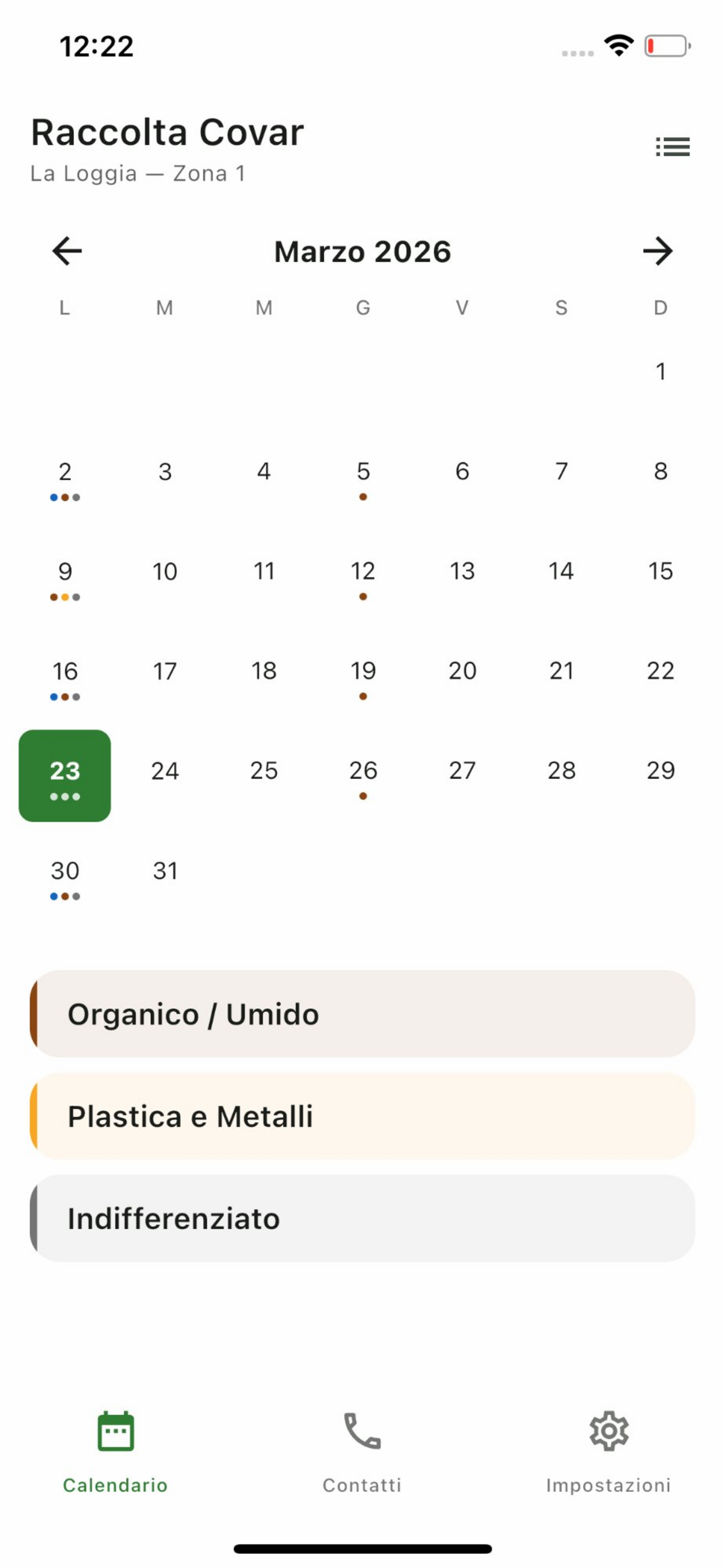 Raccolta Covar