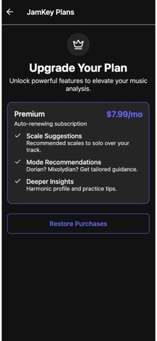JamKey: Key & BPM Finder screenshot