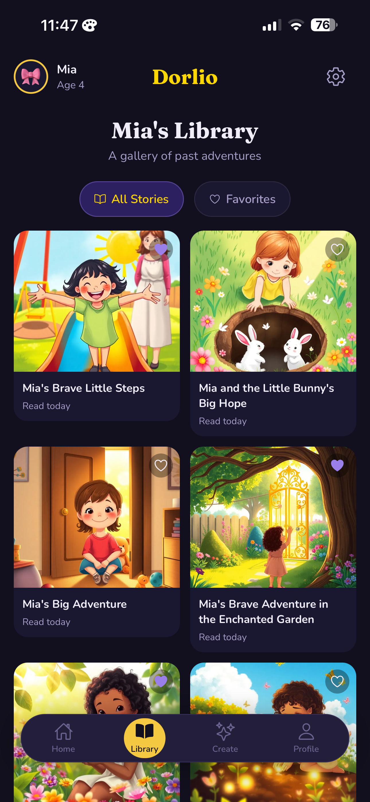 Dorlio: Bedtime Stories screenshot 4