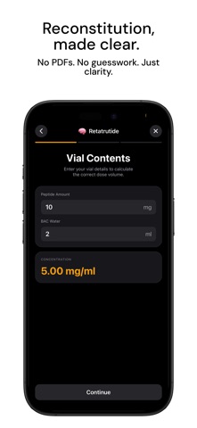 Compound : Peptide Tracker Screenshot 2 of 3