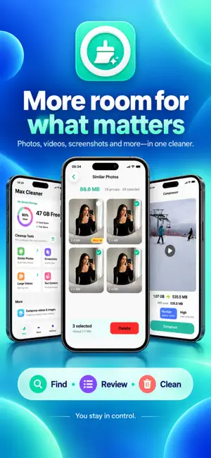 Max Cleaner: Free Up Space screenshot 1