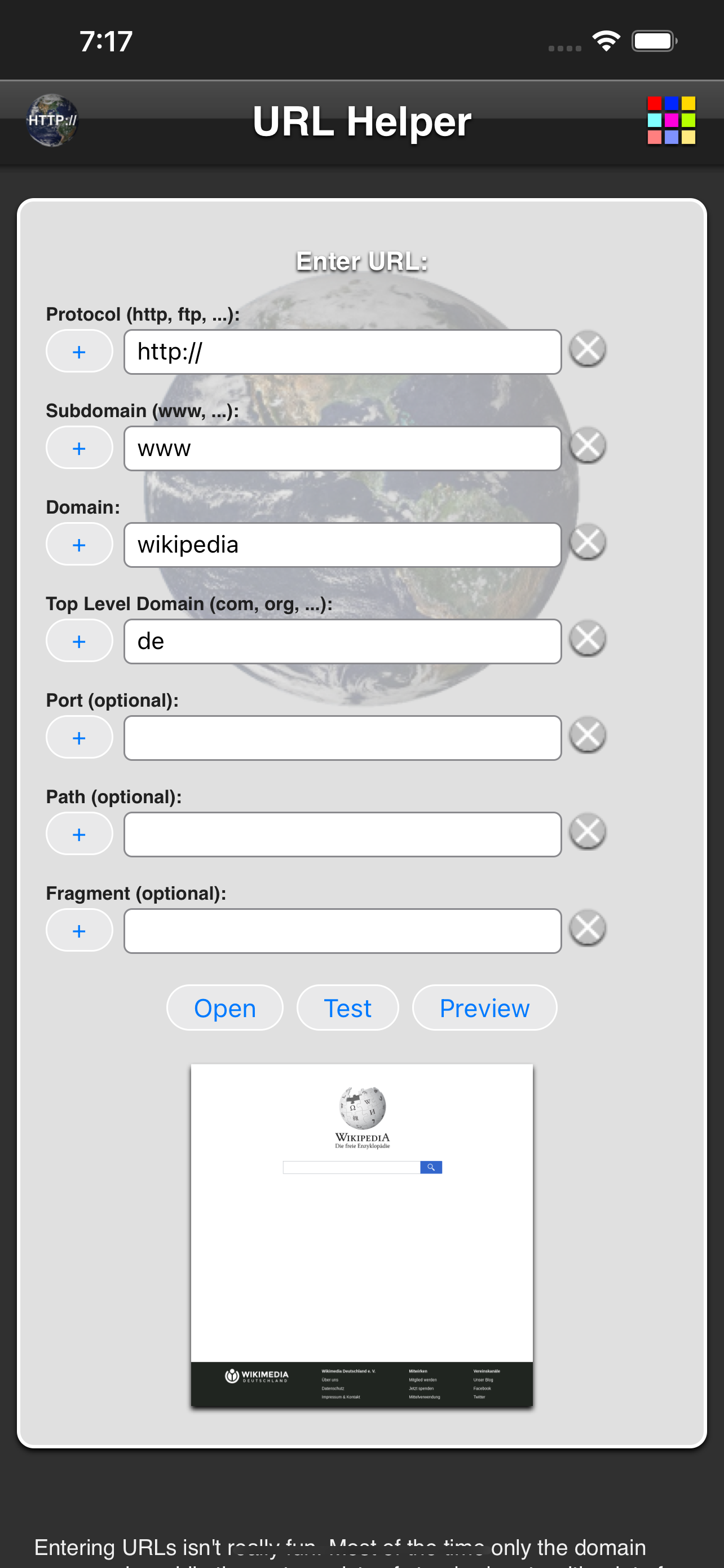 URL Helper screenshot 2