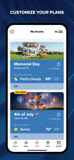 FOX Weather: Daily Forecasts iPhone screenshot 6