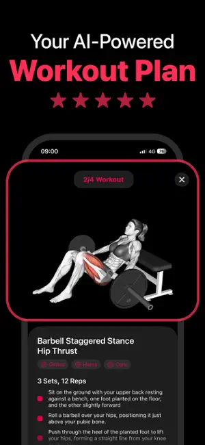 Booty AI: Butt Workout Planner screenshot 2