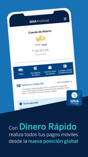 BBVA Provincial Dinero Rápido screenshot 1