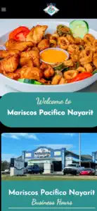 Mariscos Pacifico Nayarit screenshot #1 for iPhone