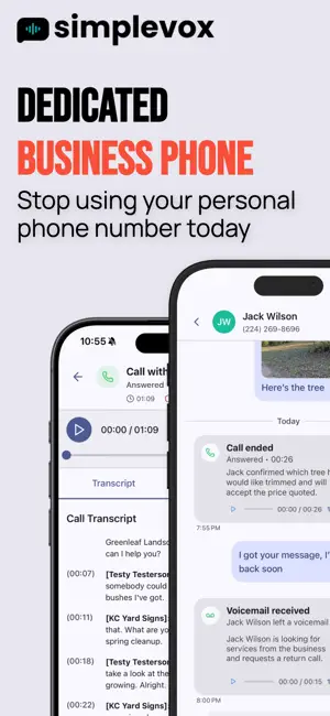 SimpleVox Virtual Phone System screenshot 1