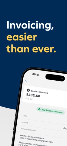 Invoice Generator: Sim Invoice iPhone screenshot