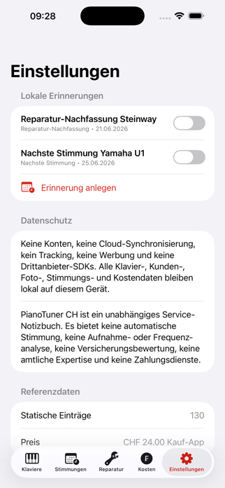 PianoTuner CH Screenshot 1 of 5