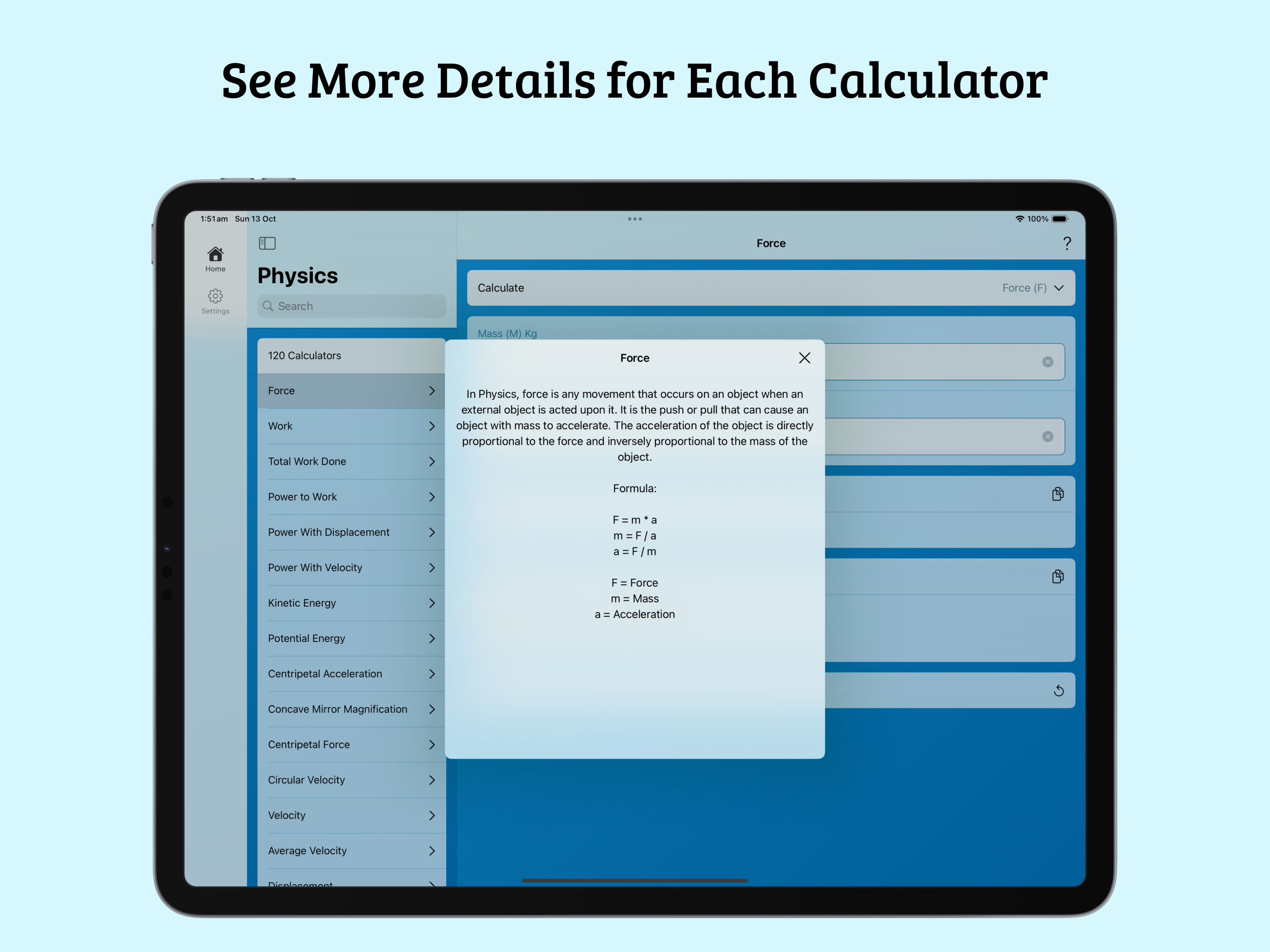 Physics Calculators screenshot 9