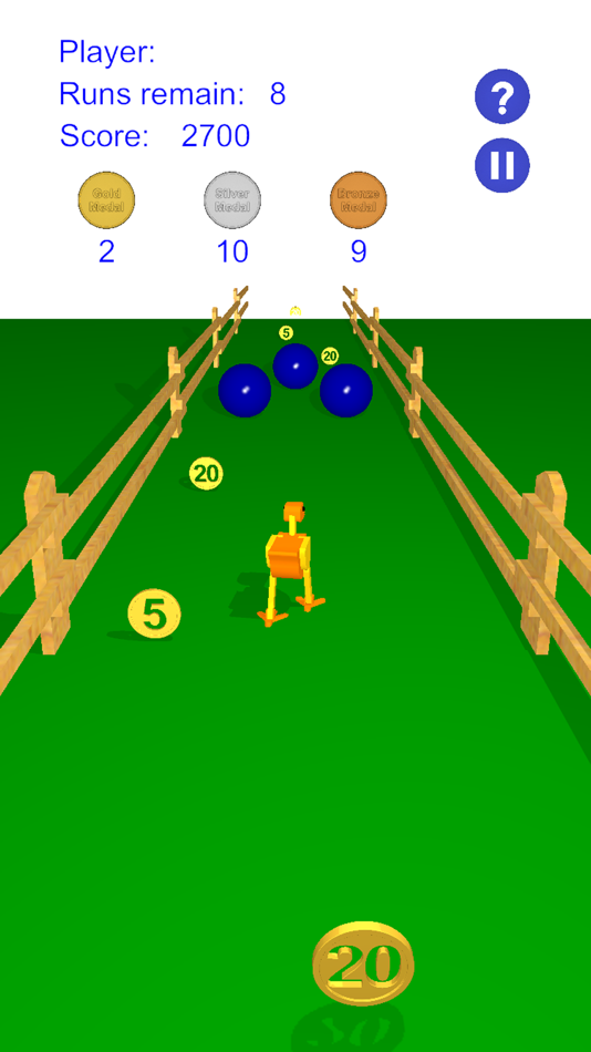 #1. Running Chicken Lite (iOS) 由: Hong Yu
