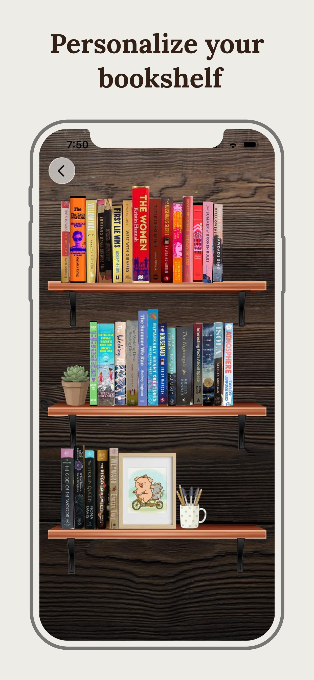 Cosy Case: Digital Bookshelf screenshot 2