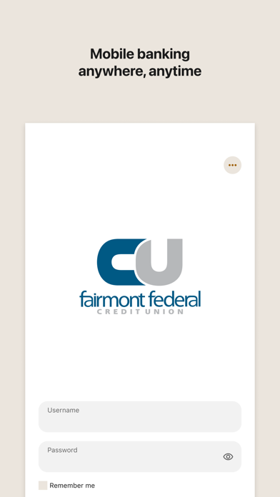 Fairmont Federal Credit Union Screenshot 1 - AppWisp.com Fairmont Federal Credit Union Screenshot 1 - AppWisp.com