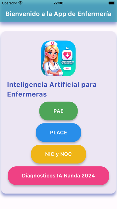 AI NANDA Diagnosticos Screenshot