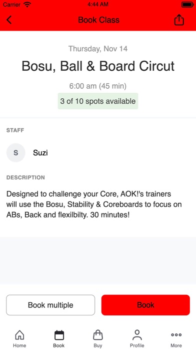 AOK! Fitness Screenshot
