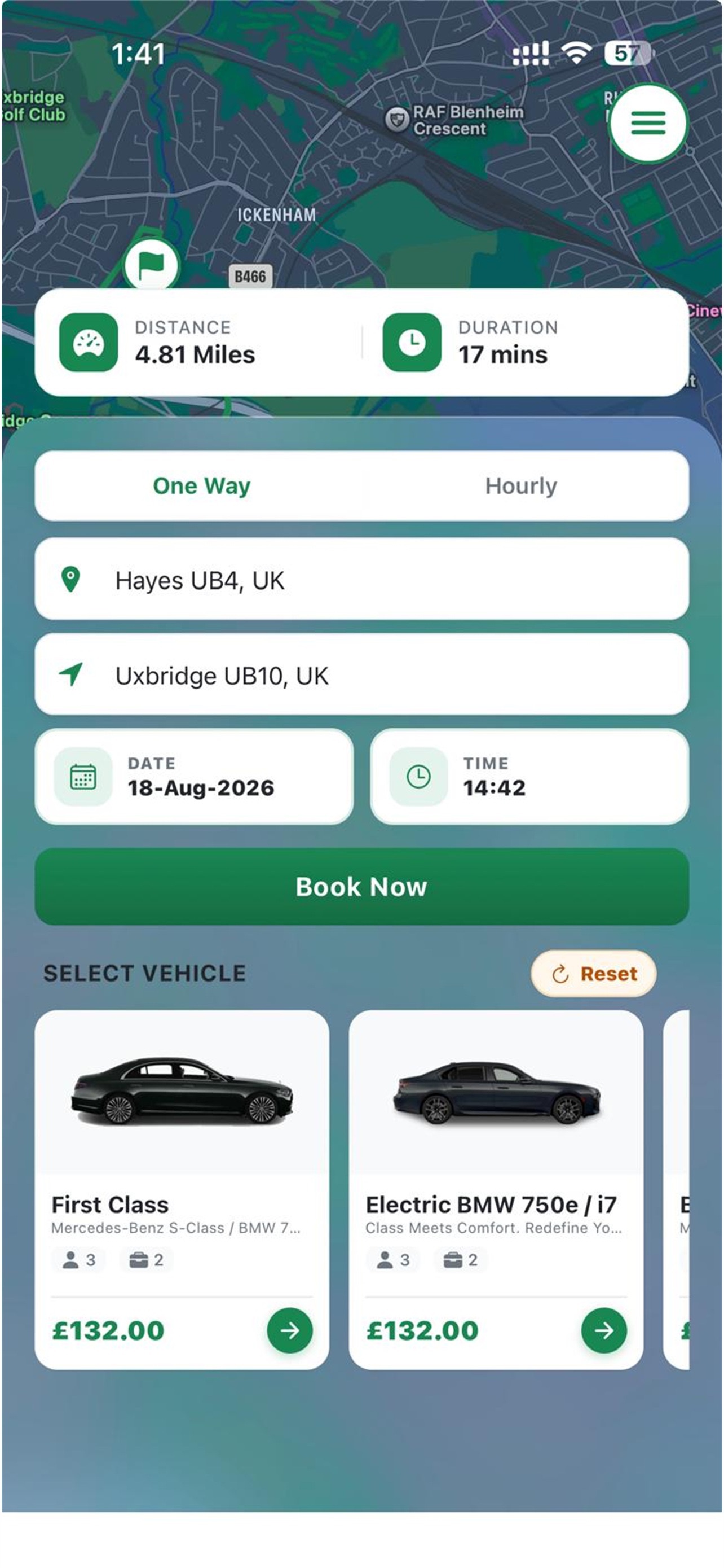 Screenshot 3 of Imperial Ride: Book Your Ride