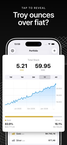 Stacker: Gold & Silver Tracker screenshot