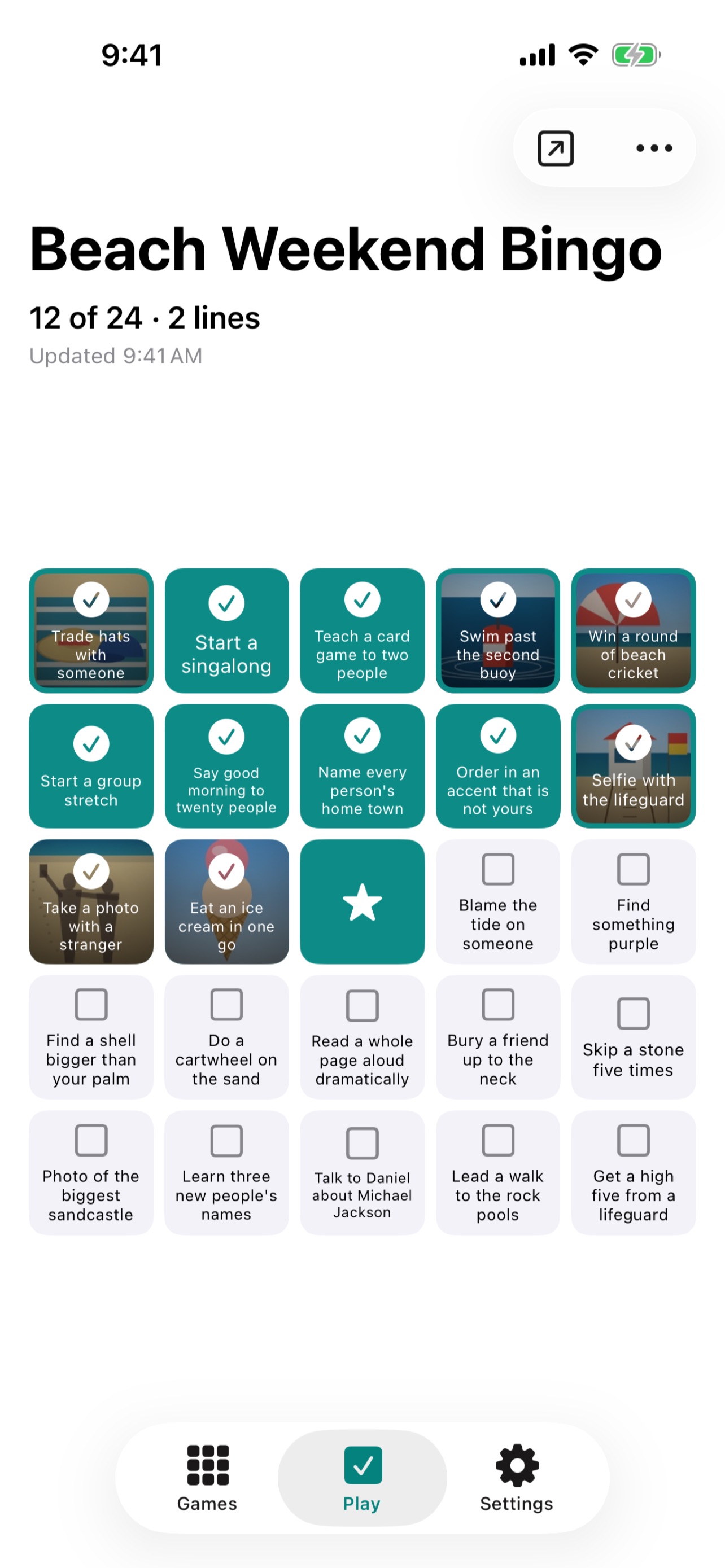 Screenshot 1 of Dare Bingo: Party Photo Game