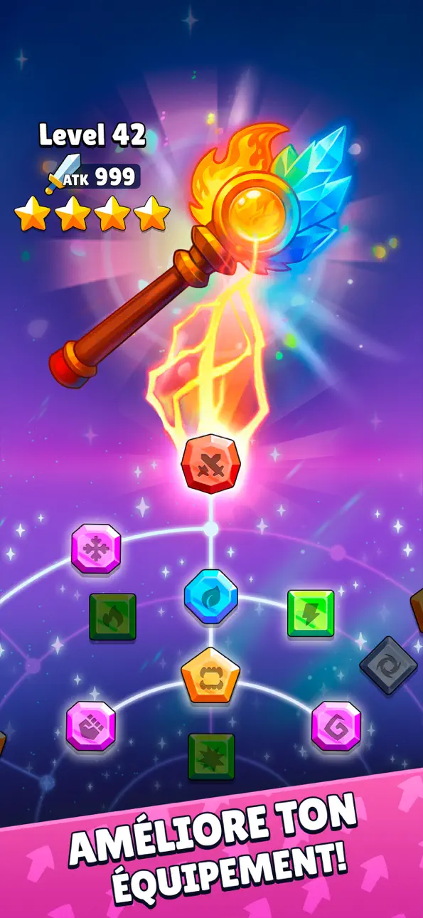 Wizard Tower Defense Idle Game iOS Mod IPA screenshot 4 - iOS game interface
