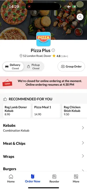 Pizza Plus Dover. screenshot 2