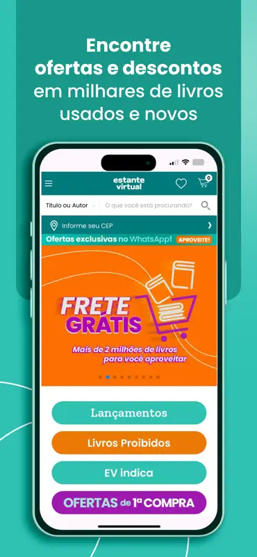Estante Virtual: Compre Livros screenshot 1 of 4