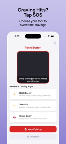 Zerra - Sugar Free Tracker Screenshot 6 of 8