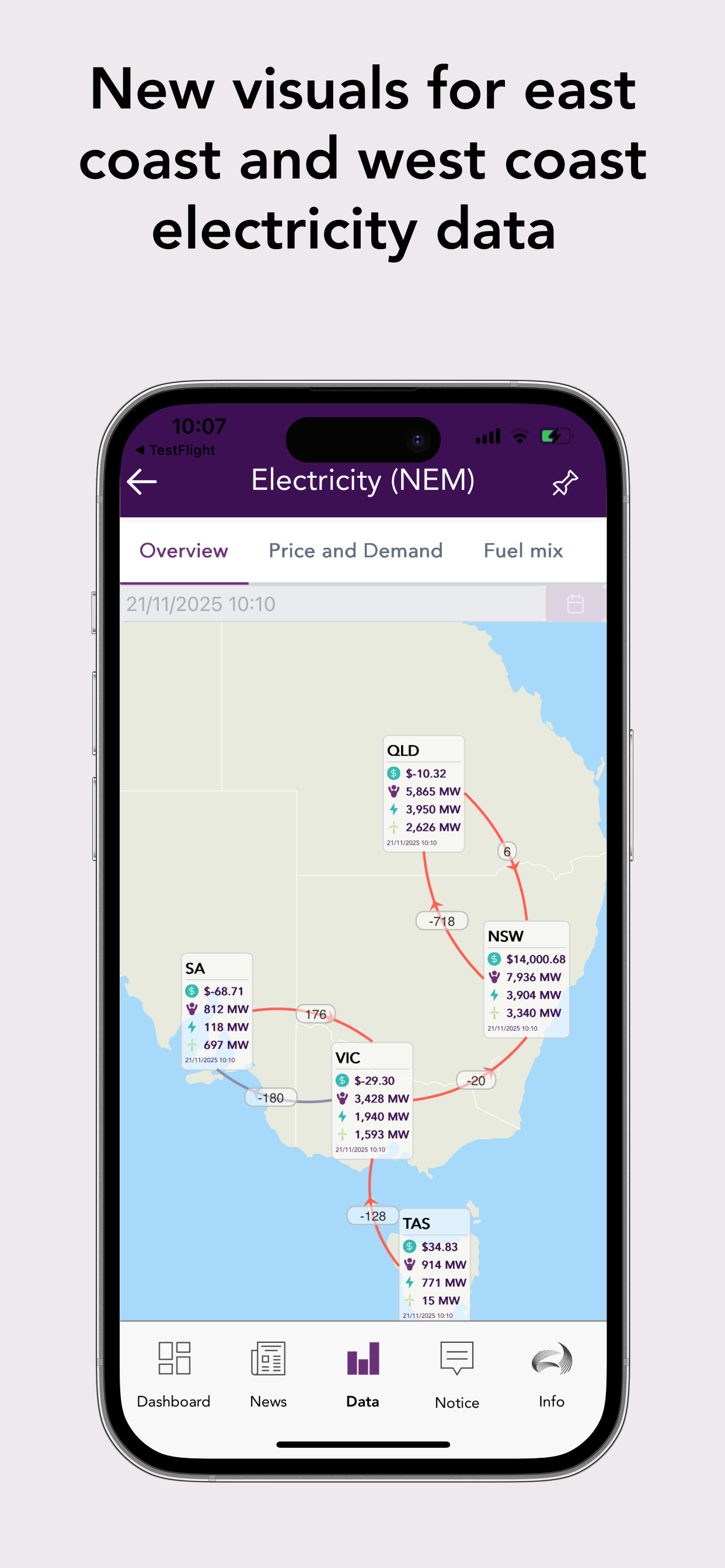 AEMO Energy Live screenshot 3