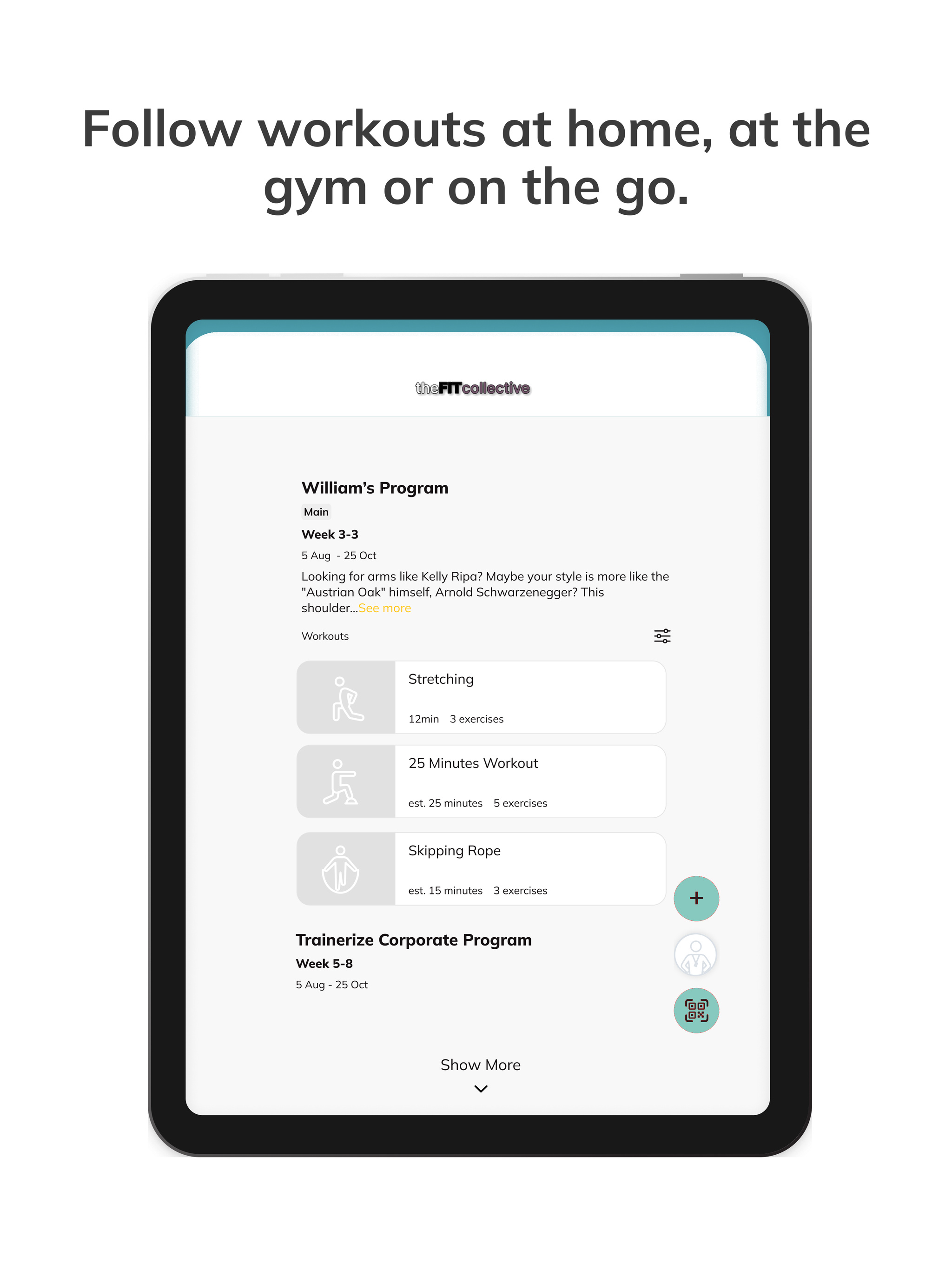 the FIT collective app