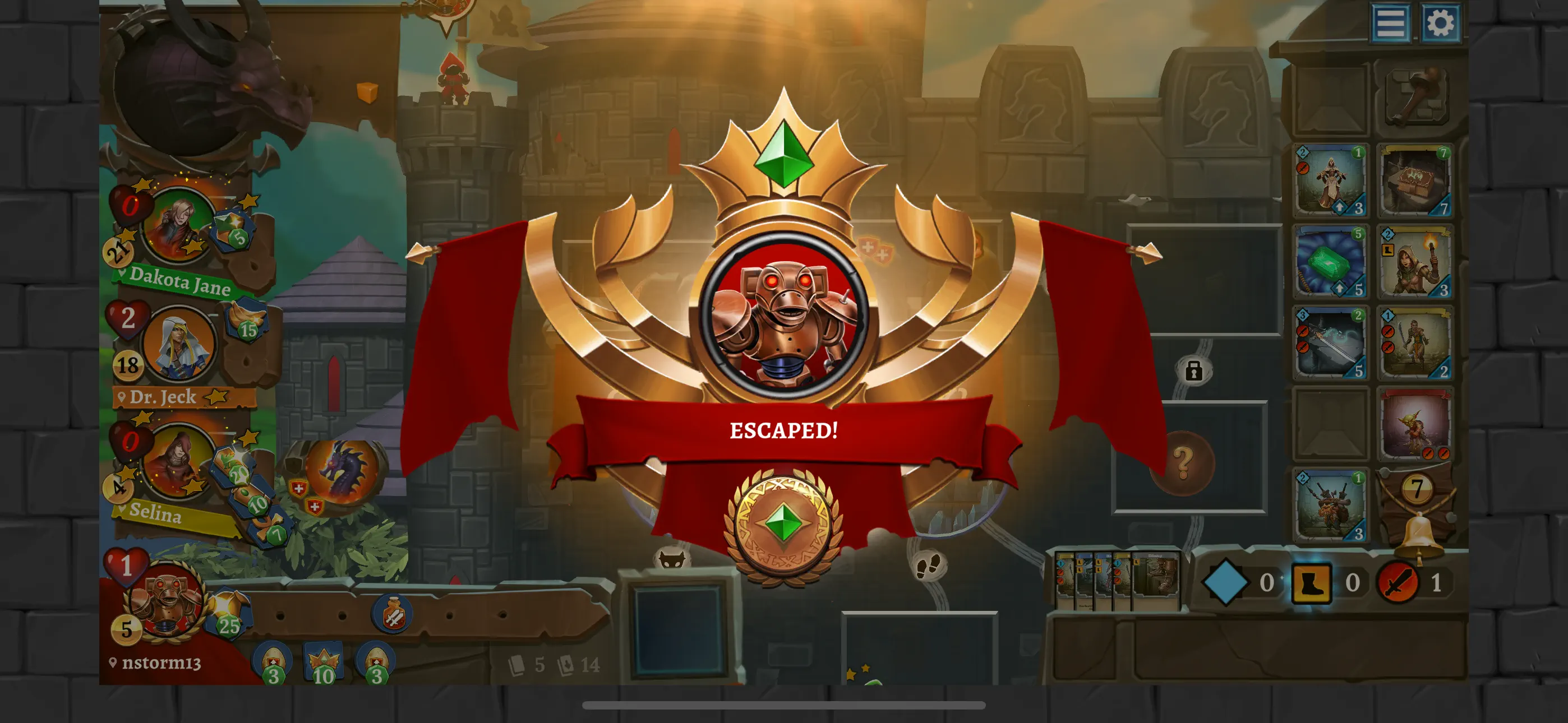 #7. Clank! (iOS) Által: Dire Wolf Digital