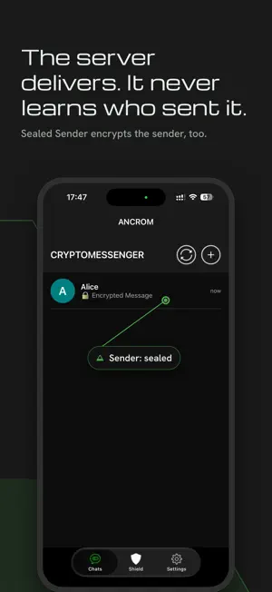 ANCROM - Secure Messenger screenshot 2